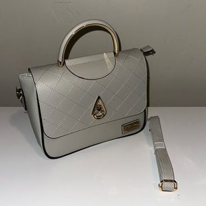 Bella Russo Gray Crossbody Purse NWOT